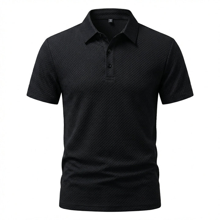 Anton Poloshirt in Schwarz