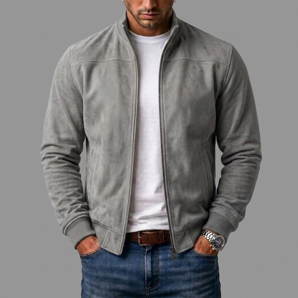 Beat Bomberjacke in Grau