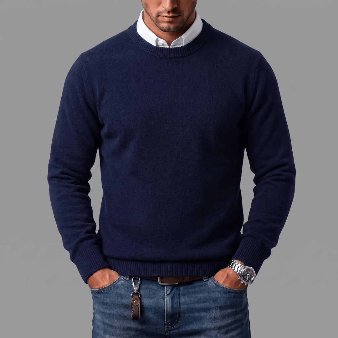 Hans-Peter Pullover in Marineblau