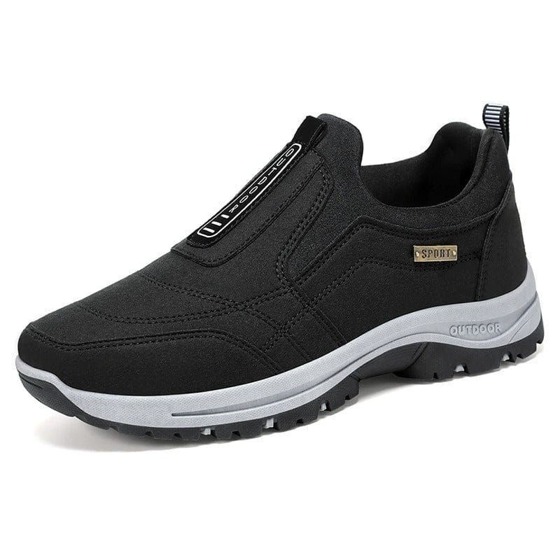 Alois – Walkingschuhe in Schwarz