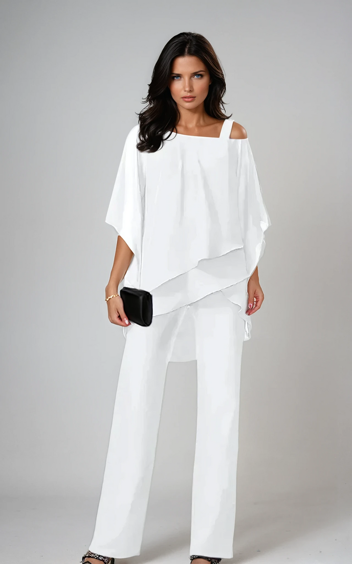 Dorothea zweiteiliges Ensemble in Weiss