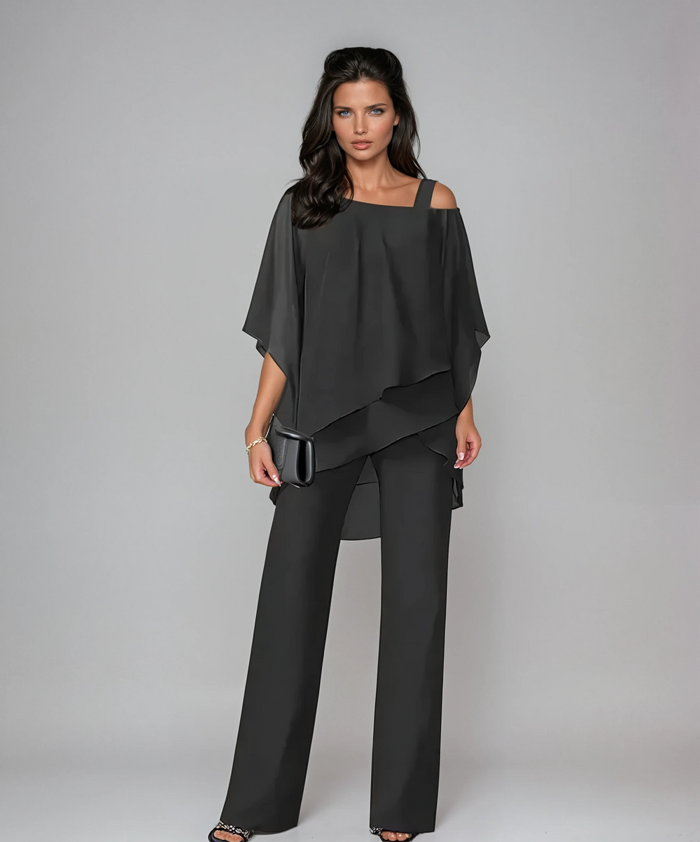 Dorothea zweiteiliges Ensemble in Schwarz