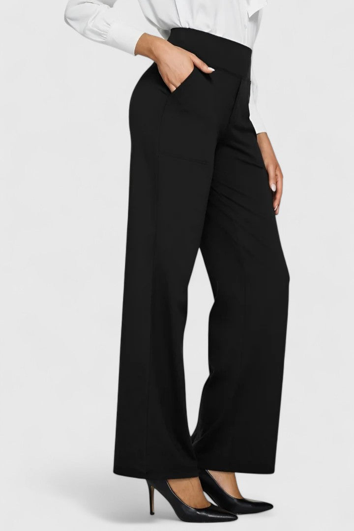 Marlies Elegante Hose, kombiniert mit weisser Bluse