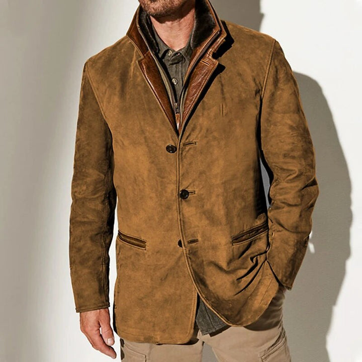 Hans – Elegante Vintage-Jacke in Braun