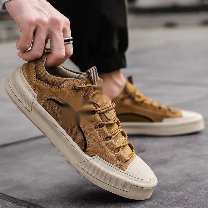 Armando Sneakers in Khaki, Nahaufnahme
