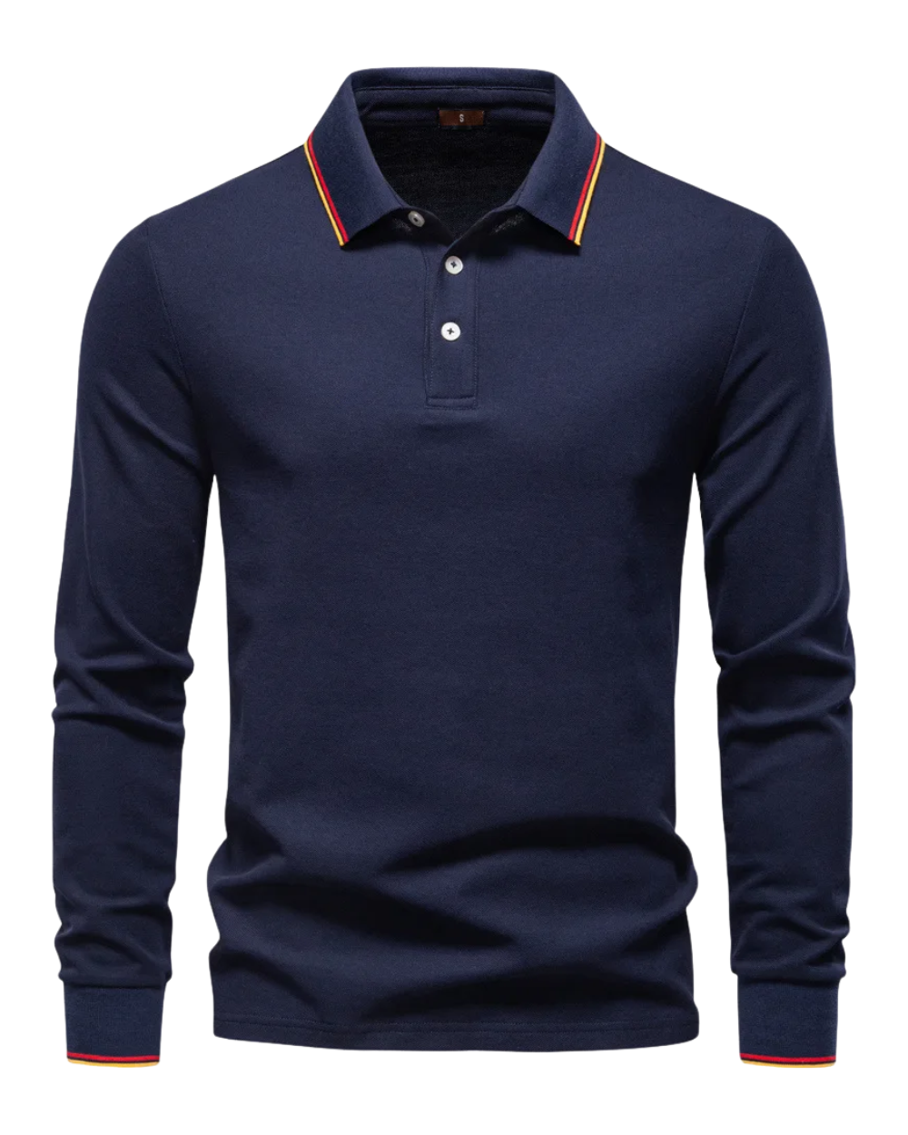 Hansueli – Polo-Pullover in Marineblau